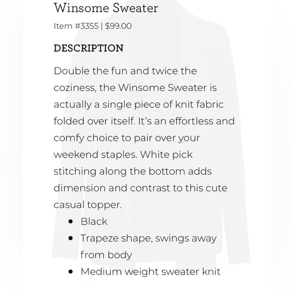 Cabi Winsome Sweater- size M - Picture 11 of 12